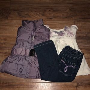 NWT! CK Infant Vest Set